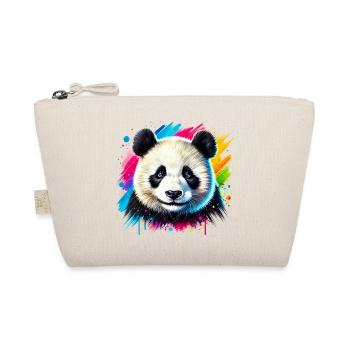 Panda - Bio-Täschchen - Natur - Vorne