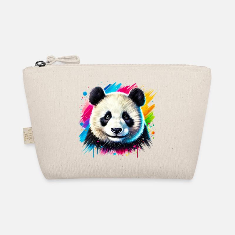 Panda - Bio-Täschchen - Natur