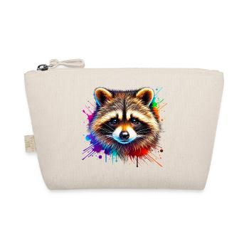 Raccoon - Organic Pouch - nature - Front