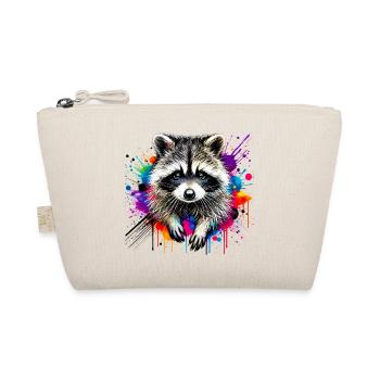 Raccoon - Organic Pouch - nature - Front