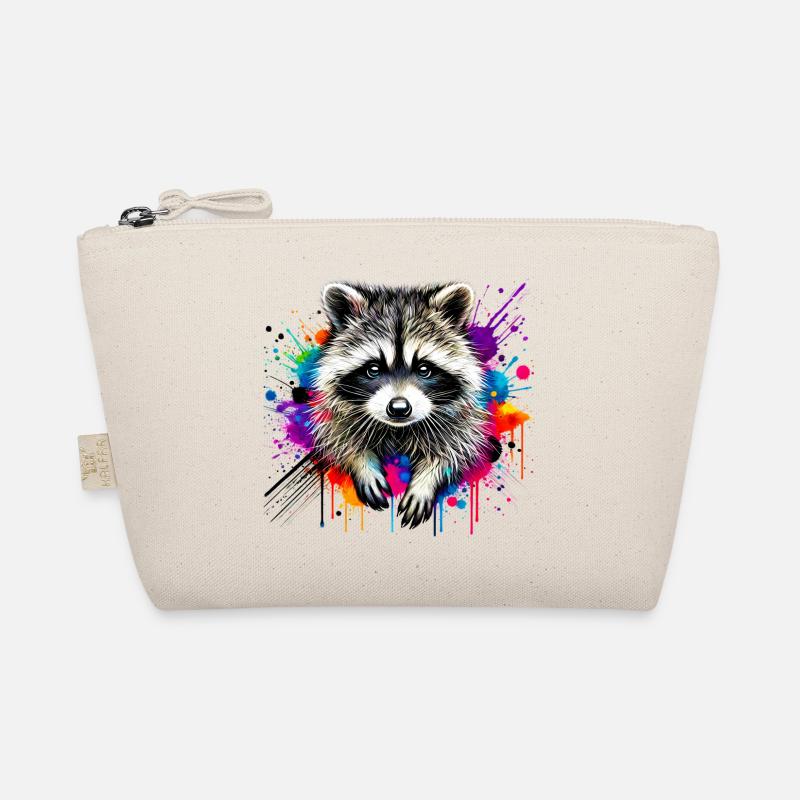 Waschbär - Bio-Täschchen - Natur