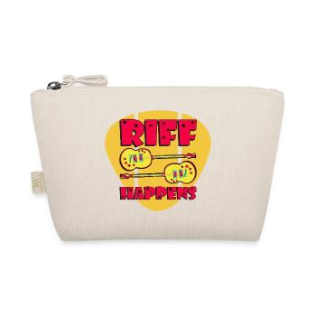 Riff Happens - Funny Comic-Style Guitars - Organic Pouch - nature - Front