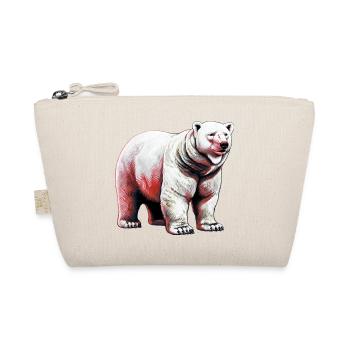 White polar bear - Organic Pouch - nature - Front