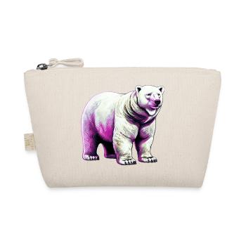 White polar bear - Organic Pouch - nature - Front