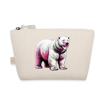 White polar bear - Organic Pouch - nature - Front