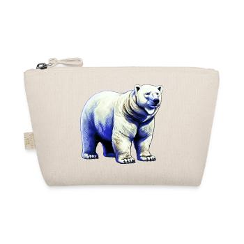 White polar bear - Organic Pouch - nature - Front