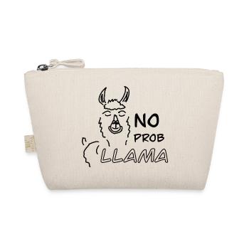 No Prob LLAMA - Bio-Täschchen - Natur - Vorne