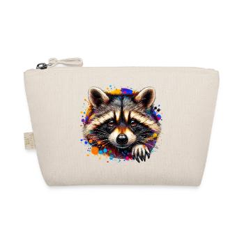 Raccoon - Organic Pouch - nature - Front