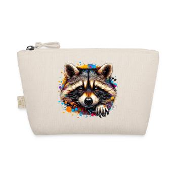Waschbär - Bio-Täschchen - Natur - Vorne