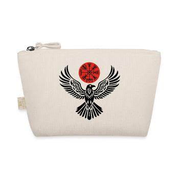 The Black Raven and the Red Moon - Organic Pouch - nature - Front
