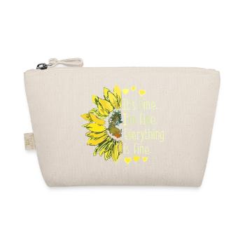 Sunflower Affirmation Graphic T-Shirt - Organic Pouch - nature - Front