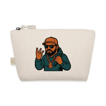 Rappeur – micro à la main, style dans le sang - Trousse biologique - nature - Devant