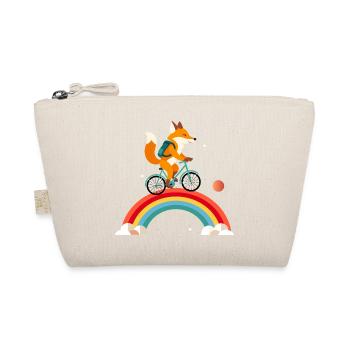 Renard joyeux sur le vélo sur l’arc-en-ciel - Trousse biologique - nature - Devant