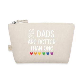 Mois de la fierté LGBTQ - Deux papas valent mieux qu’un - Trousse biologique - nature - Devant