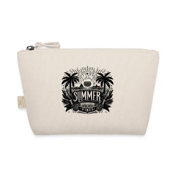 SUMMER Vibes, Beach Design - Bio-Täschchen - Natur - Vorne