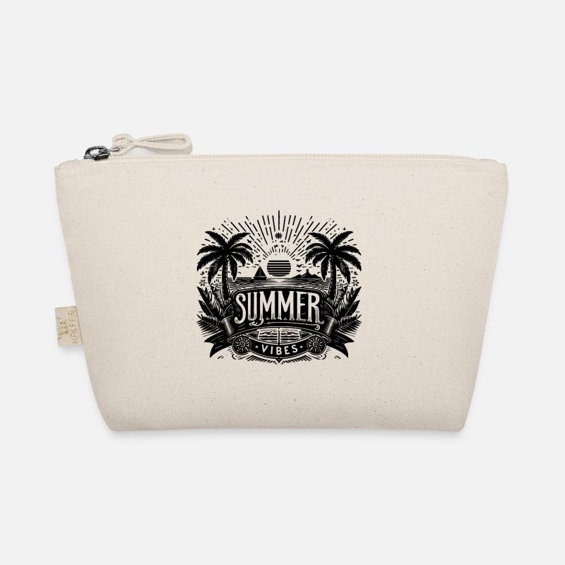 SUMMER Vibes, Design de plage Trousse biologique
