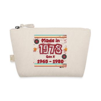 Design rétro de la génération des années 70 - Trousse biologique - nature - Devant