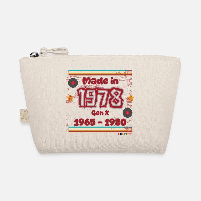 70s Generation Retro Design Organic Pouch