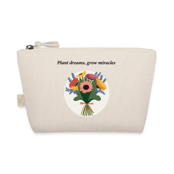 Ein Strauß bunter Blumen für den Frühling - Bio-Täschchen - Natur - Vorne