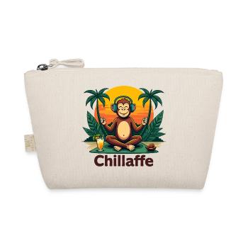 Chillaffe – Zen-Mode on - Bio-Täschchen - Natur - Vorne