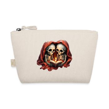 Magical Winter Moments: Two Skeletons - Organic Pouch - nature - Front