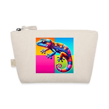 Gecko - Bio-Täschchen - Natur - Vorne