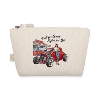 Hot Rod Fille Vintage - Trousse biologique - nature - Devant