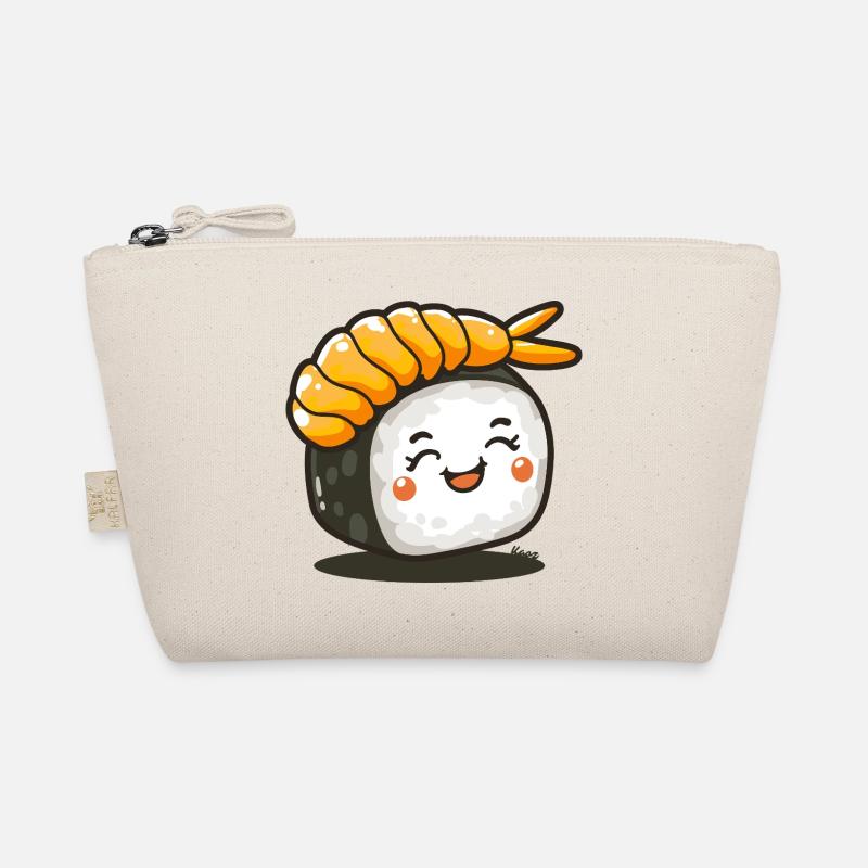 Sushi-Rolle mit Garnele Bio-Täschchen