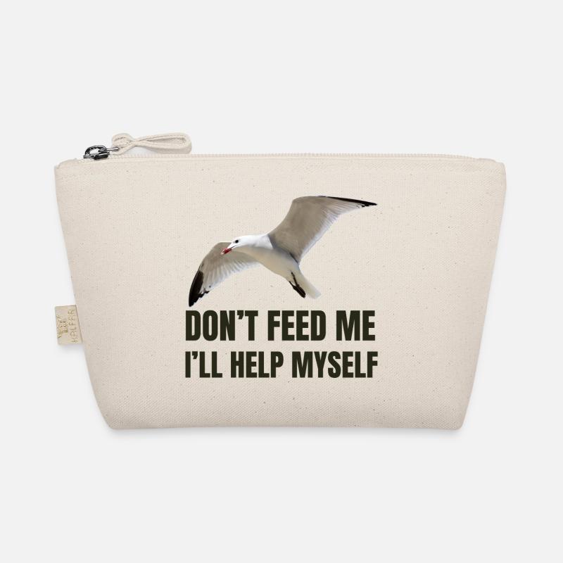 Möwe mit mutigem Statement Bio-Täschchen