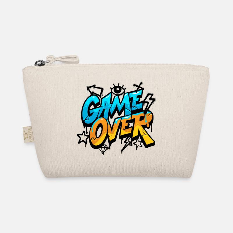 Game Over Graffiti Style Design - Bio-Täschchen - Natur