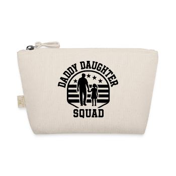 Daddy Daughter Squad Matching Father Daughter - Organic Pouch - nature - Front