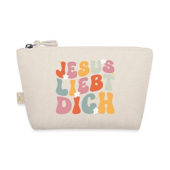 Jesus Liebt Dich Bibel Gott Christus Religious - Bio-Täschchen - Natur - Vorne