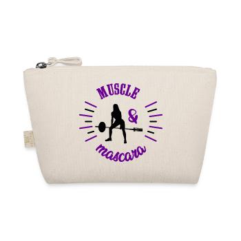 Élégance Athlétique Muscle et Mascara Idée Cadeau - Trousse biologique - nature - Devant