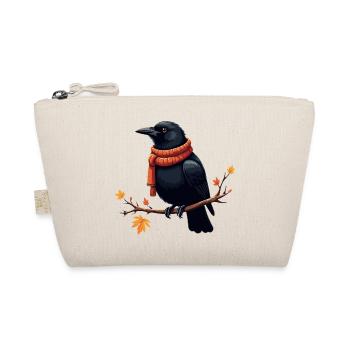 Corbeau d’Automne en Écharpe - Trousse biologique - nature - Devant