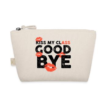 Class Shirts Kiss my class goodbye lips - Organic Pouch - nature - Front