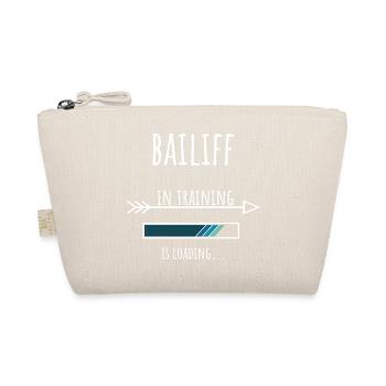 Bailiff Gift Profession Training Bailiff - Organic Pouch - nature - Front