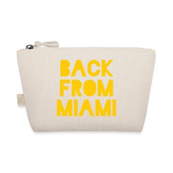 Silhouette vibrante de la ligne d’horizon de Miami - Trousse biologique - nature - Devant