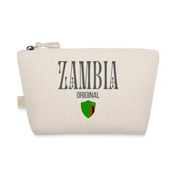 Fierté zambienne, design minimaliste et élégant - Trousse biologique - nature - Devant