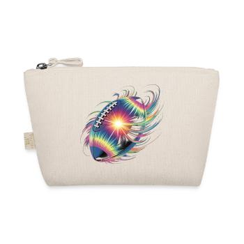 Neon Football Color Explosion - Organic Pouch - nature - Front