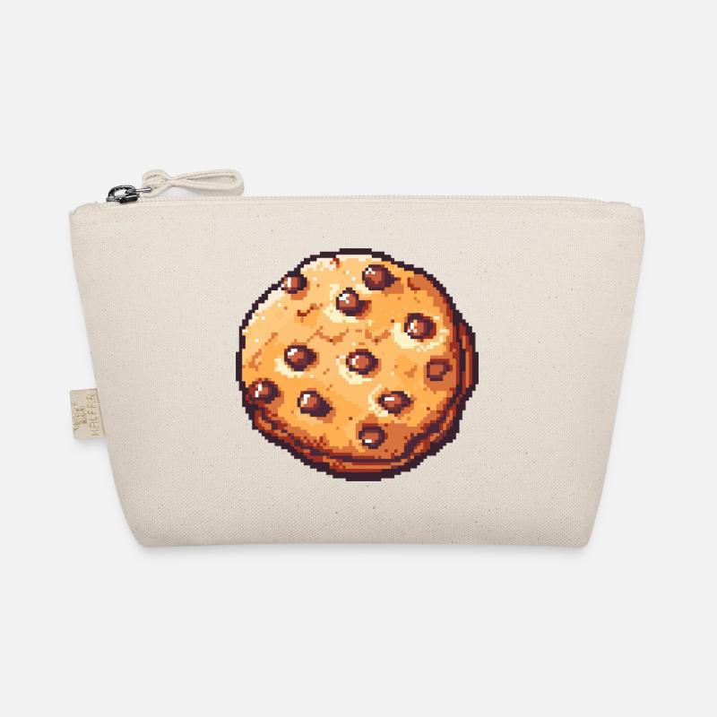 Pixelkeks Pixelcookie Retrokunst Bio-Täschchen