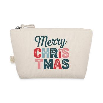 Design de Noël coloré Joyeux Noël - Trousse biologique - nature - Devant