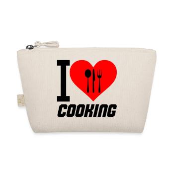 i_love_cooking_02 - Organic Pouch - nature - Front