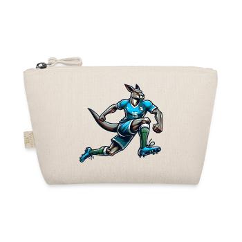 Football Kangaroo Striker Number 15 Team Australia - Organic Pouch - nature - Front