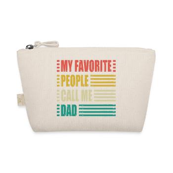 Bester Papa Der Welt Geschenke Vater Weihnachten - Bio-Täschchen - Natur - Vorne