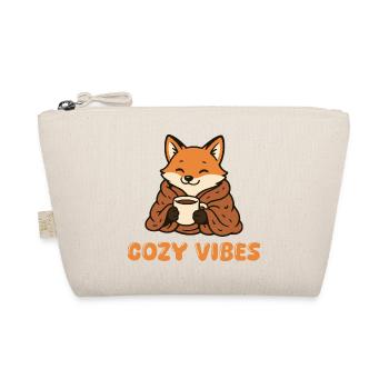 Fuchs Cozy Vibes - Bio-Täschchen - Natur - Vorne
