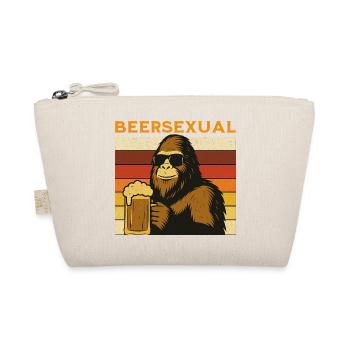 Beersexual, Vintage Beer Humor - Organic Pouch - nature - Front
