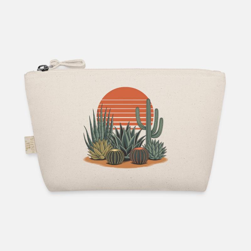 Boho Nature Cacti Organic Pouch