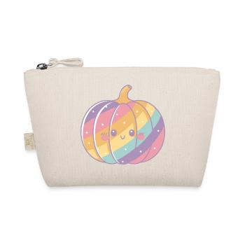 Rainbow pastel pumpkin - Organic Pouch - nature - Front