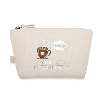 Coffee and sarcasm fuel - Organic Pouch - nature - Front