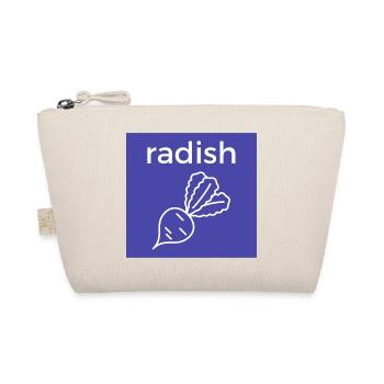 Style de ligne de radis sur bleu - Trousse biologique - nature - Devant